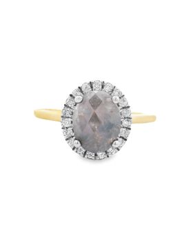 Halo Oval S+P Ring Yellow