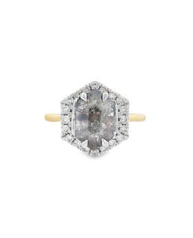 Hexagon S+P Ring Yellow