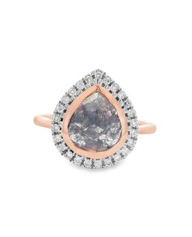 Bezel Halo S+P  Ring Rose #2