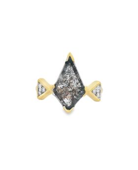 Geometric Kite S+P Ring Yellow