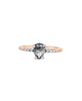 Petite Pear S+P Ring Rose