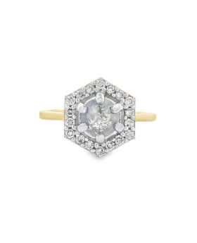 Hex Halo S+P Ring Yellow