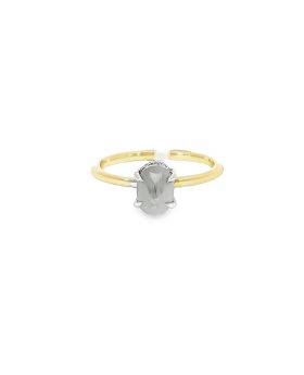 H.H Oval S+P Ring Yellow