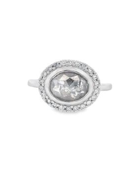 Halo E-W Oval Ring