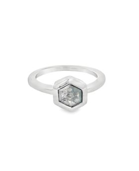 Bezel Hexagon S+P Ring