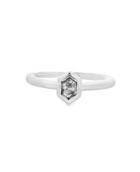 Bezel Hexagon S+P Ring