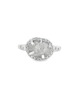 Diamond Rough S+P Ring