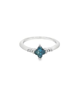 Clover Blue S+P Ring #3