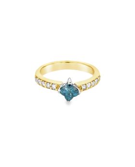 Clover Blue S+P Ring #4 TT