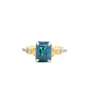 Blue Bank S+P Ring Yellow