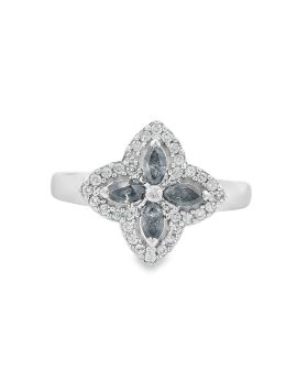 Floral S+P Ring