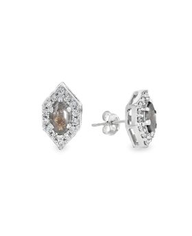 E. Hex Halo S+P Earring