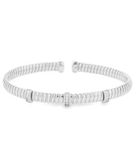 Thin Three Station Flex Bangle
