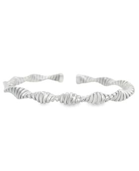 Thin Single Twist Bangle
