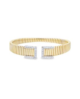Diamond Cuff Flex Bangle