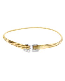 Front Opening Diamond Necklace